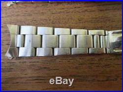 Rolex Oyster Bracelet Band 19mm'78350' +'557' End Links for Parts/Repair