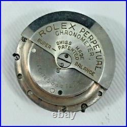 Rolex Oyster Perpetual 630 Bubbleback Watch Movement, For Repair, Nice Looking