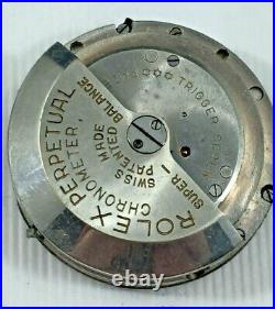 Rolex Oyster Perpetual 630 Bubbleback Watch Movement, For Repair, Nice Looking