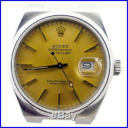 Rolex Oysterquartz Datejust 17000 5538485 Watch Case For Parts Or Repairs