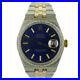 Rolex Oysterquartz Datejust 17013 Purple Dial 1978 2-tone S. S. Watch For Repairs