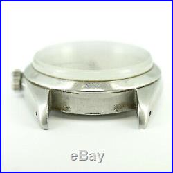 Rolex Precision Silver Dial Stainless Steel Mens Watch Head For Parts/repairs