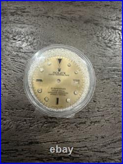 Rolex Submariner Gold Serti Dial Vintage OEM Tritium Diamond Dial Parts Repair