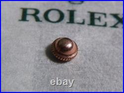 Rolex crown 4.4mm ROSE Patent Brevet, pre-owned for watch repair