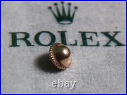 Rolex crown 4.5mm yellow Brevet, pre-owned for watch repair