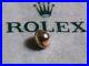 Rolex crown 4.5mm yellow Brevet, pre-owned for watch repair