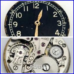 SB1-H5 Bulova 10AK Military 16J Watch Movement Black Dial & Hands Parts/Repair SB1-H5 Bulova 10AK Military 16J Watch Movement Black Dial & Hands Parts/Repair