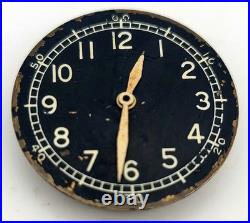 SB1-H5 Bulova 10AK Military 16J Watch Movement Black Dial & Hands Parts/Repair SB1-H5 Bulova 10AK Military 16J Watch Movement Black Dial & Hands Parts/Repair