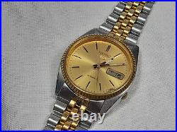 SEIKO 5 Oyster style watch 7009 3110 For Repair parts