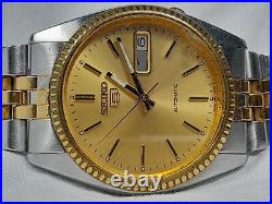 SEIKO 5 Oyster style watch 7009 3110 For Repair parts