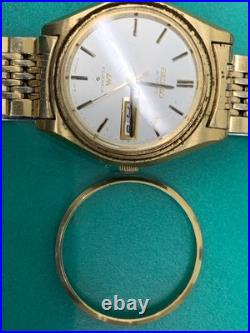 SEIKO 5606 7070 36mm Automatic Watch White Dial for Parts or Repair Working Junk