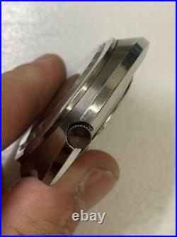 SEIKO 6119-7160 Automatic Vintage Watch Black Dial For Parts Repair Crown Broken