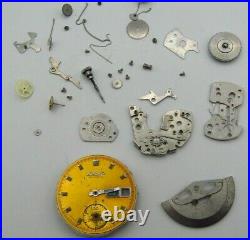 SEIKO 6139-6009 WATCH FACE DIAL & MOVEMENT PARTS FOR REPAIR ONLY P&R w14
