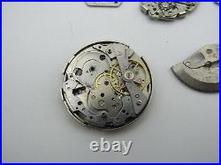 SEIKO 6139-6009 WATCH FACE DIAL & MOVEMENT PARTS FOR REPAIR ONLY P&R w14