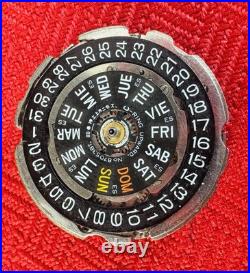 SEIKO 6139B Movement English/Spanish Rare Parts/Repair Untested