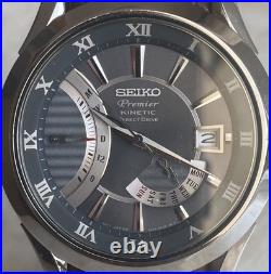 SEIKO Premier Kinetic Direct Drive 5D44-0AD0 men's Watch for repair or parts