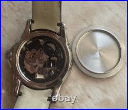 SEIKO Premier Kinetic Direct Drive 5D44-0AD0 men's Watch for repair or parts