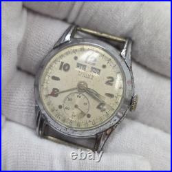 Scarce Tilius Vintage Triple Date Watch parts/repairs 17J Alstater Movmt Swiss