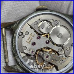 Scarce Tilius Vintage Triple Date Watch parts/repairs 17J Alstater Movmt Swiss