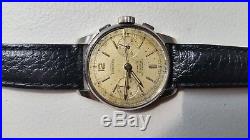 Scarce Vintage Guinand Chronograph Mens Watch for Parts or Repair