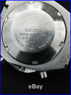 Seiko 1972 Rally watch 6139-8029 for parts or repair Never restored all original