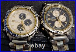 Seiko 200 mm Chronograph. RARE 7T32-7E49 7T32-7E40 LOT FOR REPAIR/PARTS