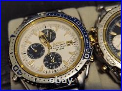 Seiko 200 mm Chronograph. RARE 7T32-7E49 7T32-7E40 LOT FOR REPAIR/PARTS