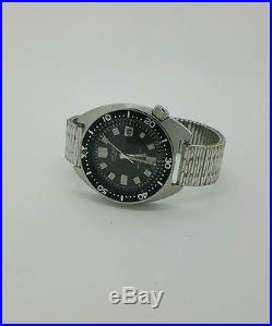 Seiko 6105-8000 Men's Vintage Dive Watch Automatic 150m 1960s Parts Repair