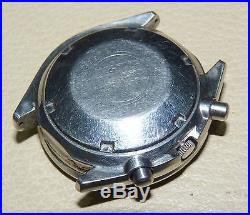 Seiko 6139-6002 steel chronograph PEPSI WATCH CASE FOR PARTS PROJECT REPAIR