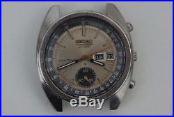 Seiko 6139-6012 70m Resist Automatic Chronograph For Parts Or Repair Working