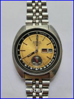 Seiko 6139-6012 Automatic Chronograph Mens For Repair Or Parts