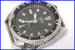 Seiko 7002-700A automatic Diver watch for repairs or parts -13135