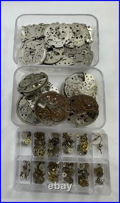 Seiko Bell-Matic Alarm Watch Parts Lot Movement Components & Repair Donor Set