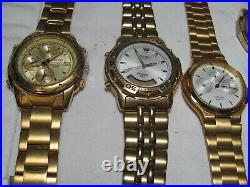 Seiko Chronographs Quartz/for parts or repairs/as found and as is/Citizen also