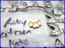 Seiko & Citizen Stainless Steel Bracelet Links Parts For Repair Lot W64