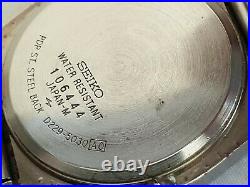 Seiko D229 5030 1981 Quartz Multi Alarm Chronograph Watch Repair or Parts