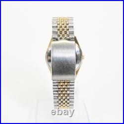 Seiko Grand Quartz 4843-8100 Diamond Dust Vintage Day Date Watch Parts Repair