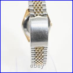 Seiko Grand Quartz 4843-8100 Diamond Dust Vintage Day Date Watch Parts Repair