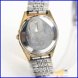 Seiko Grand Quartz 4843-8100 Diamond Dust Vintage Day Date Watch Parts Repair