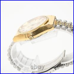 Seiko Grand Quartz 4843-8100 Diamond Dust Vintage Day Date Watch Parts Repair