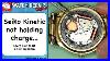 Seiko Kinetic Watch Is Not Holding Charge How To Fit A New Capacitor 7m22
