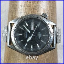 Seiko Men 7546-6029 Dress Silver Expansion Quartz For Watch Parts Or Repair Only