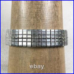 Seiko Men 7546-6029 Dress Silver Expansion Quartz For Watch Parts Or Repair Only