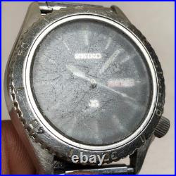 Seiko Men 7546-6029 Dress Silver Expansion Quartz For Watch Parts Or Repair Only