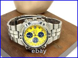Seiko Men's Watch 7T32-6K19 Quartz Chronograph Yellow Vintage FOR REPAIR PARTS Seiko Men's Watch 7T32-6K19 Quartz Chronograph Yellow Vintage FOR REPAIR PARTS