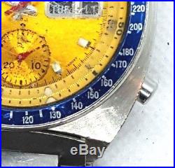 Seiko Pepsi One Dial Chronograph Day Date 6139-6005 Running For Parts Or Repair