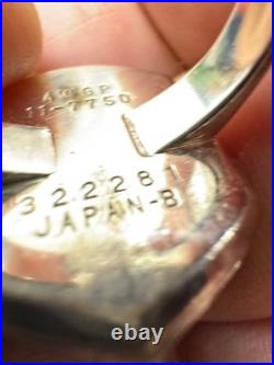 Seiko Ring Watch 17 Jewels Octagonal Case Vintage Parts Repair