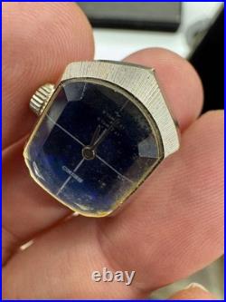 Seiko Ring Watch 17 Jewels Octagonal Case Vintage Parts Repair