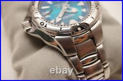 Seiko SBCM009 8F35-0030 Perpetual Calendar 200m Quartz Blue Dial Parts or Repair