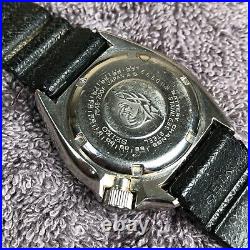 Seiko SQ Men Black Dial Day/Date Pepsi 42mm For Watch Parts Or Repair Only